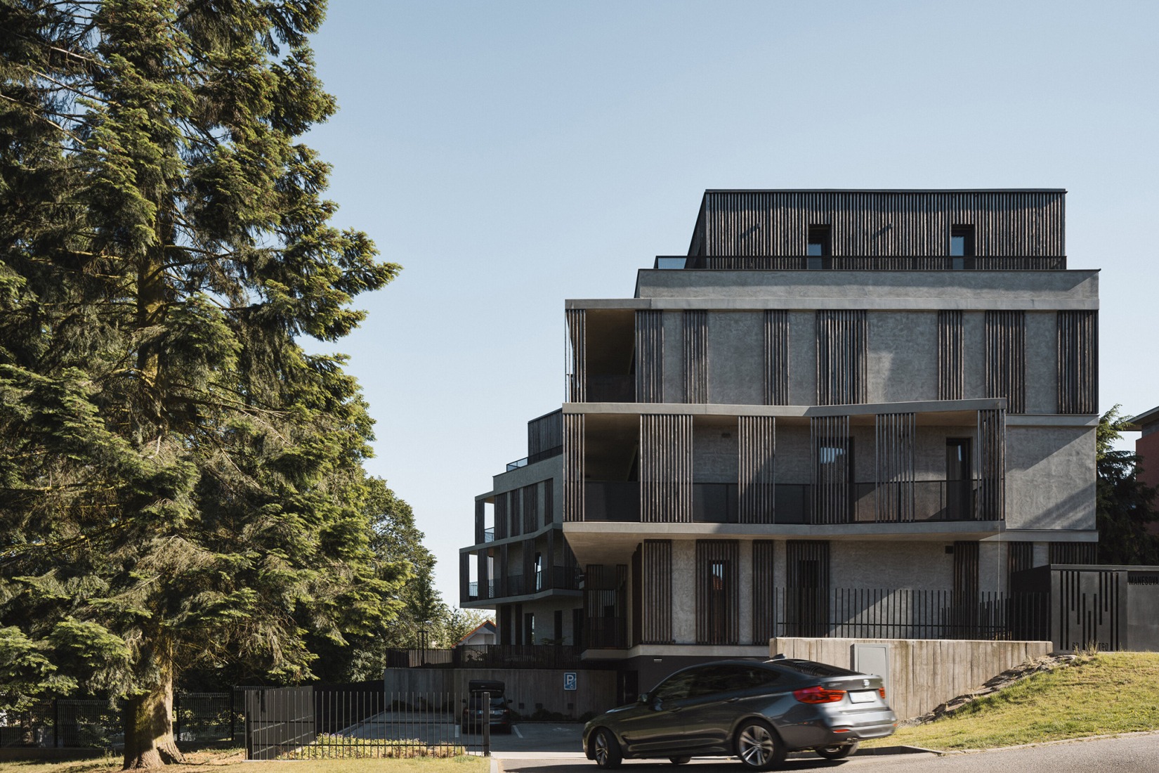 Mánesova Apartment Building by OK PLAN ARCHITECTS. Photograph by Petr Polák Studio.