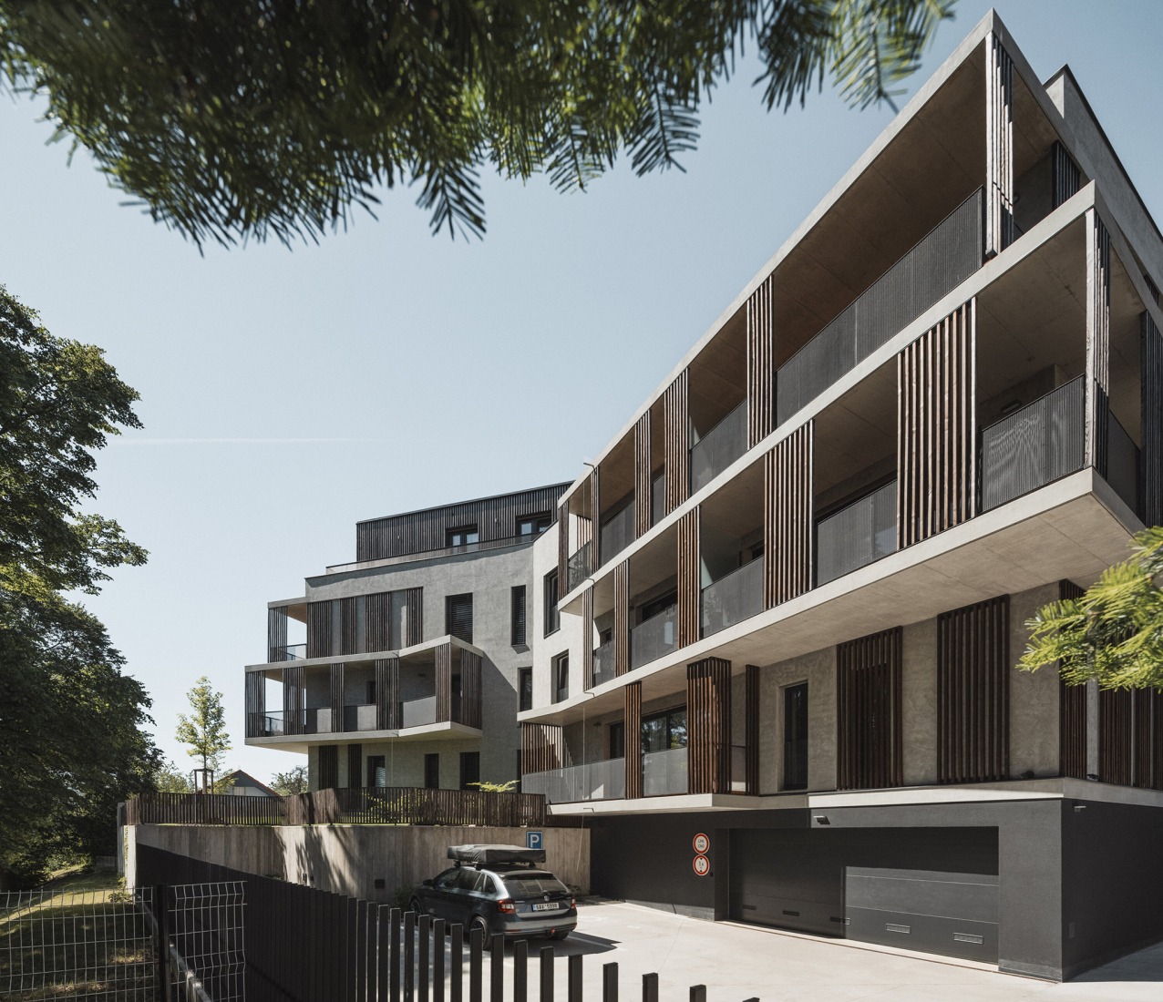 Mánesova Apartment Building by OK PLAN ARCHITECTS. Photograph by Petr Polák Studio.