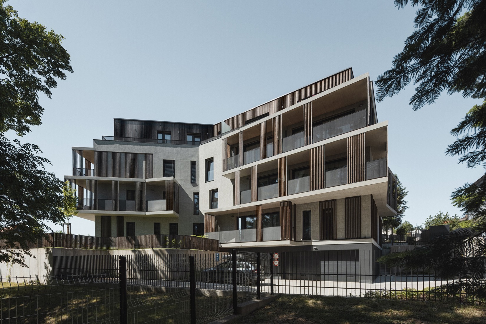 Mánesova Apartment Building by OK PLAN ARCHITECTS. Photograph by Petr Polák Studio.