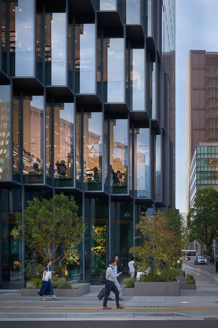 Tenjin Business Center II by OMA. Photograph by Tomoyuki Kusunose.