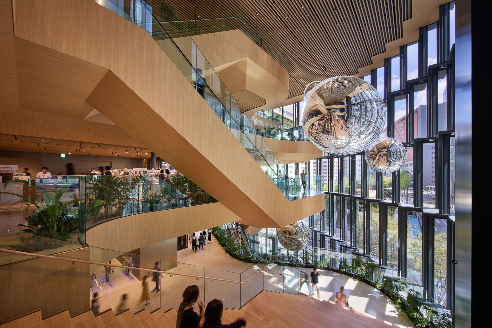 Tenjin Business Center II by OMA. Photograph by Tomoyuki Kusunose.