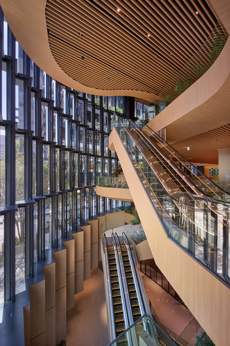 Tenjin Business Center II by OMA. Photograph by Tomoyuki Kusunose.