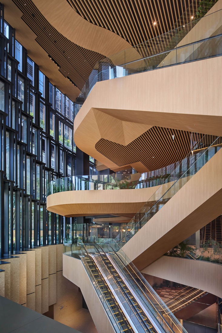 Tenjin Business Center II by OMA. Photograph by Tomoyuki Kusunose.