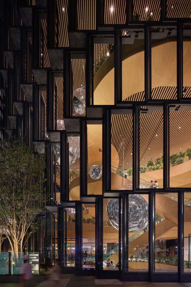 Tenjin Business Center II by OMA. Photograph by Tomoyuki Kusunose.