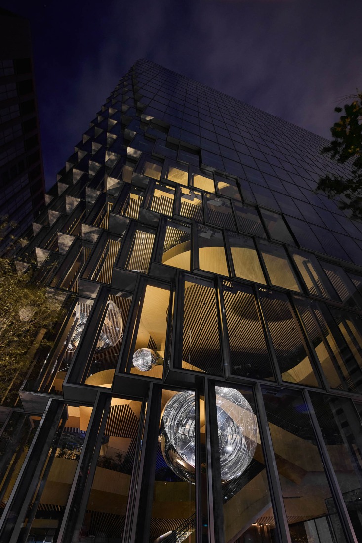 Tenjin Business Center II by OMA. Photograph by Tomoyuki Kusunose.