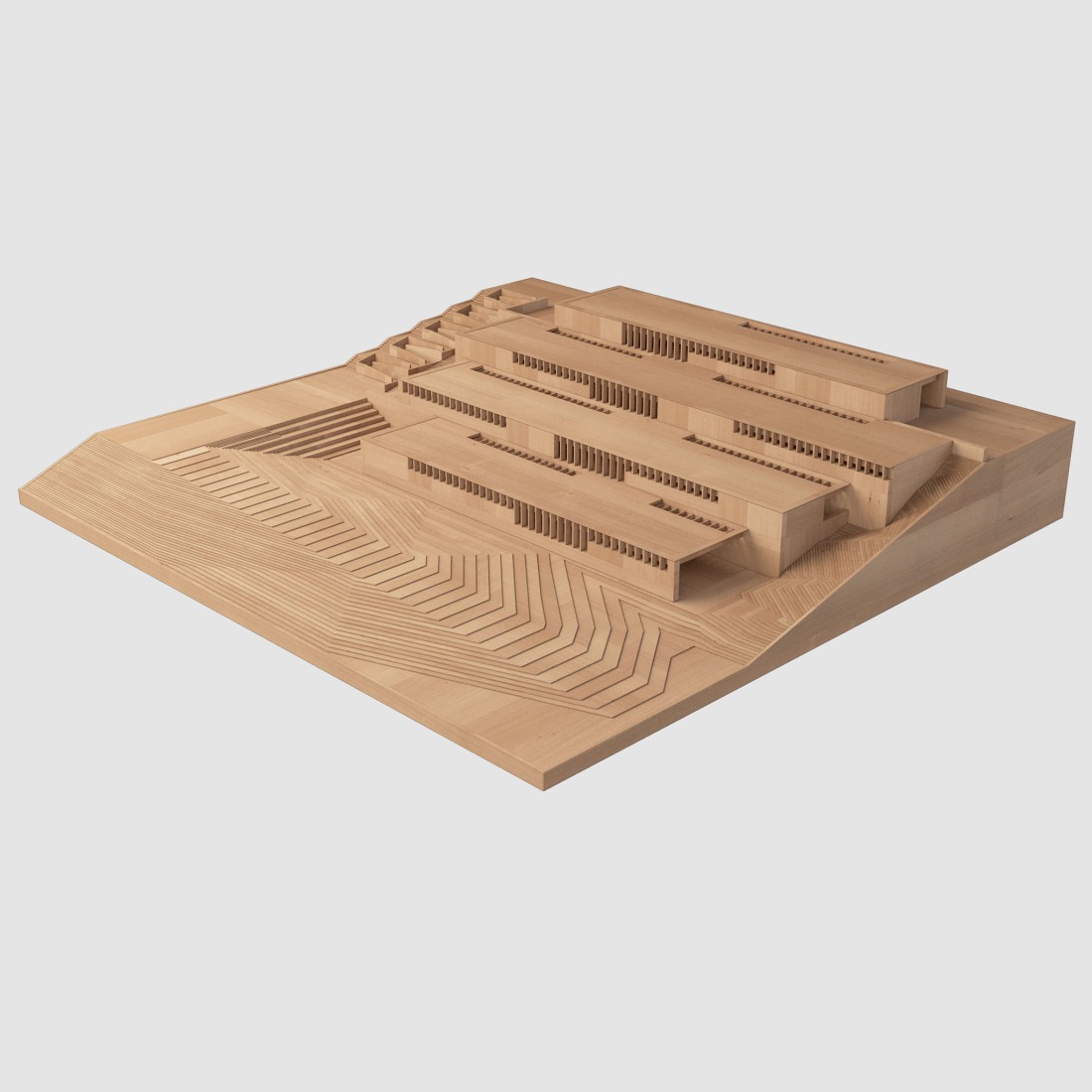 Maqueta. Espacio Joven en Parquesol por Pereira-Royo Arquitectos.