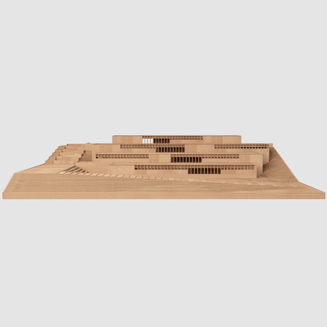 Maqueta. Espacio Joven en Parquesol por Pereira-Royo Arquitectos.