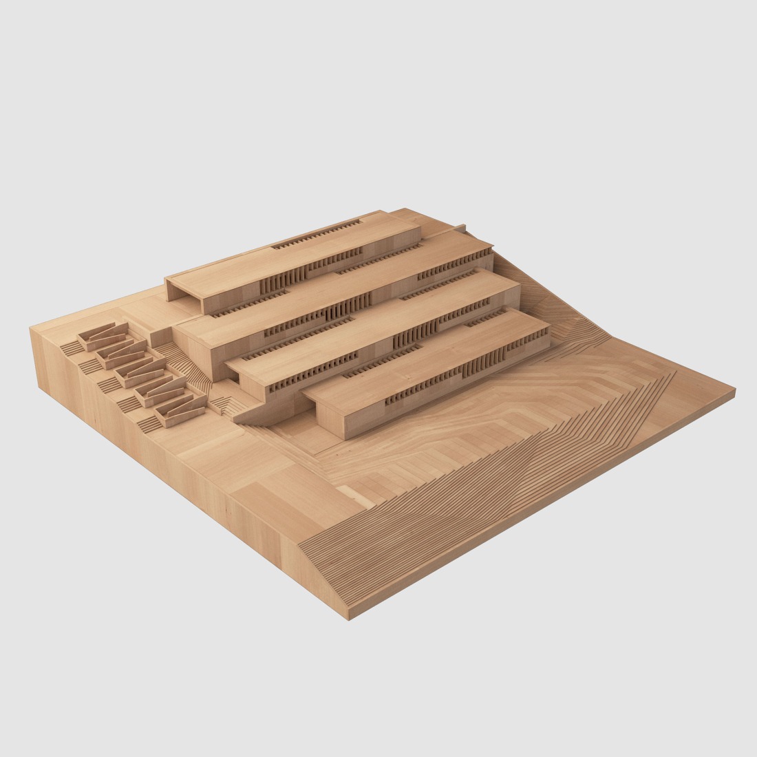 Maqueta. Espacio Joven en Parquesol por Pereira-Royo Arquitectos.