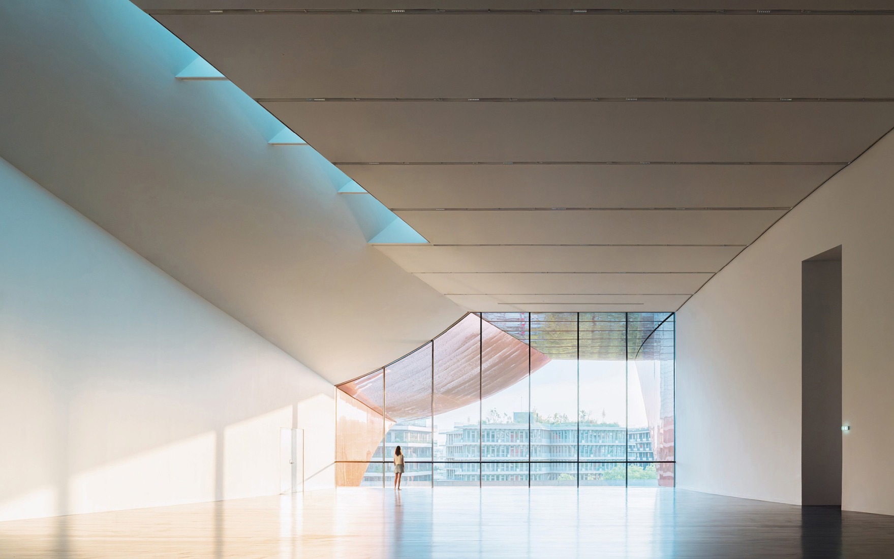 Le Large – Pointe des Arts Art Center – Seguin Island by RCR Arquitectes + CALQ Architects. Photograph by Nicolas Trouillard.