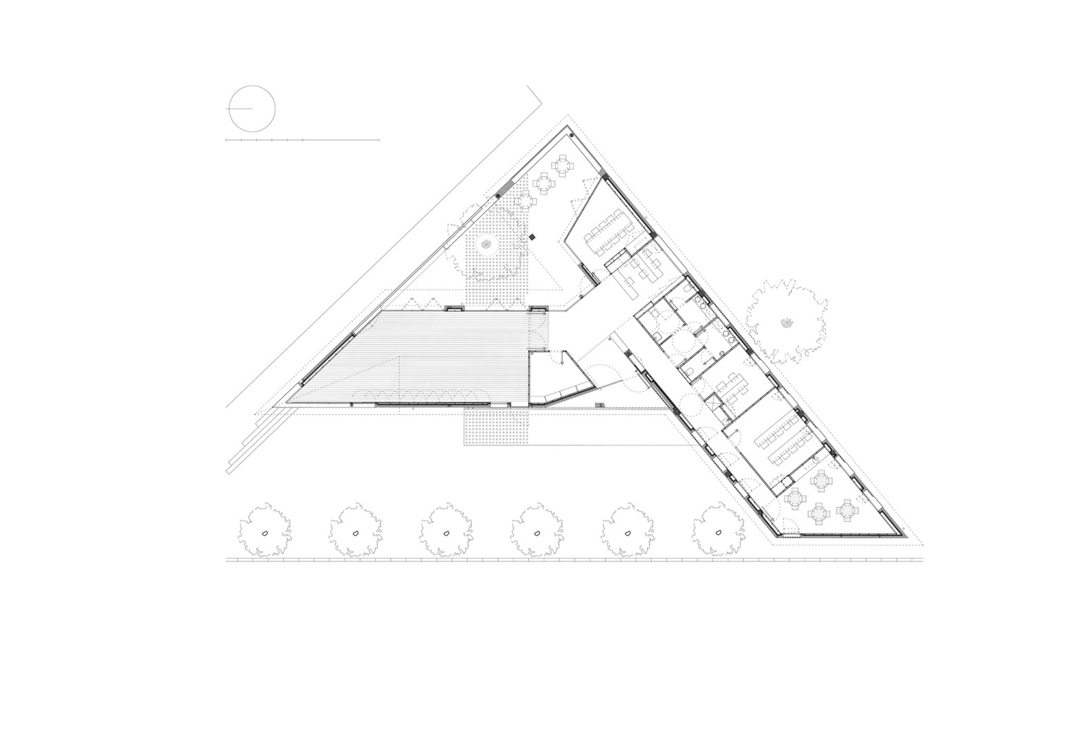 Floor plan. La Sauleda Social Center by Sarquella Torres + Marc Riera.