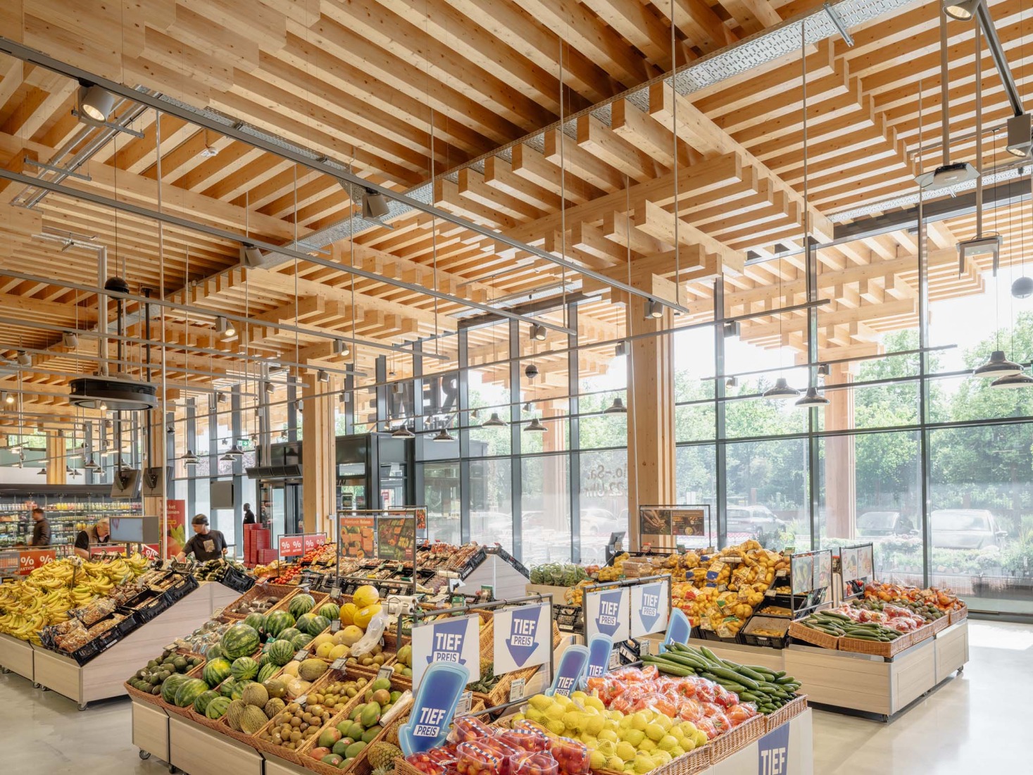 REWE Green Farming Berlin by ACME. Photograph by Fritz Brunier.  