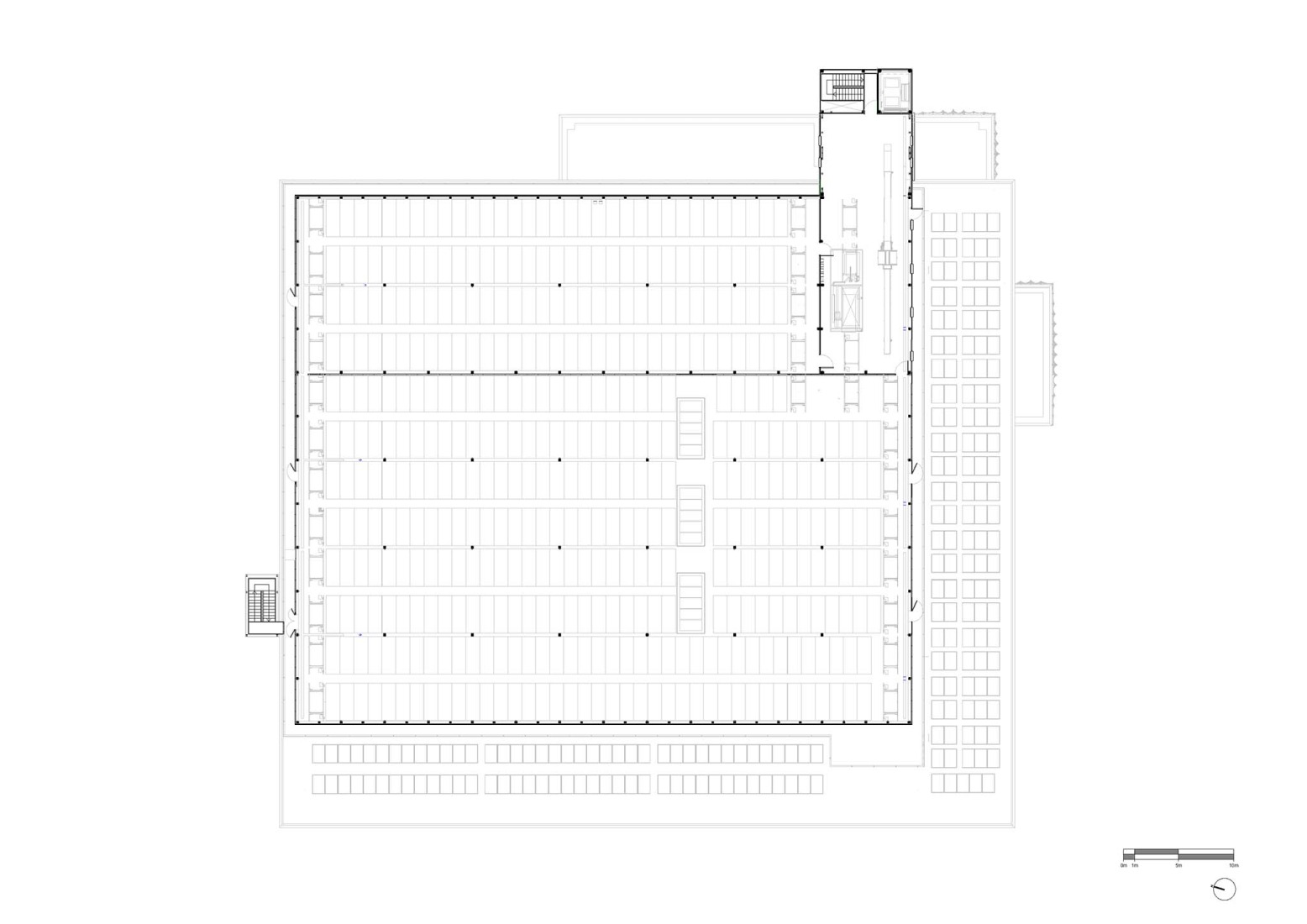 Roof plan. REWE Green Farming Berlin by ACME.