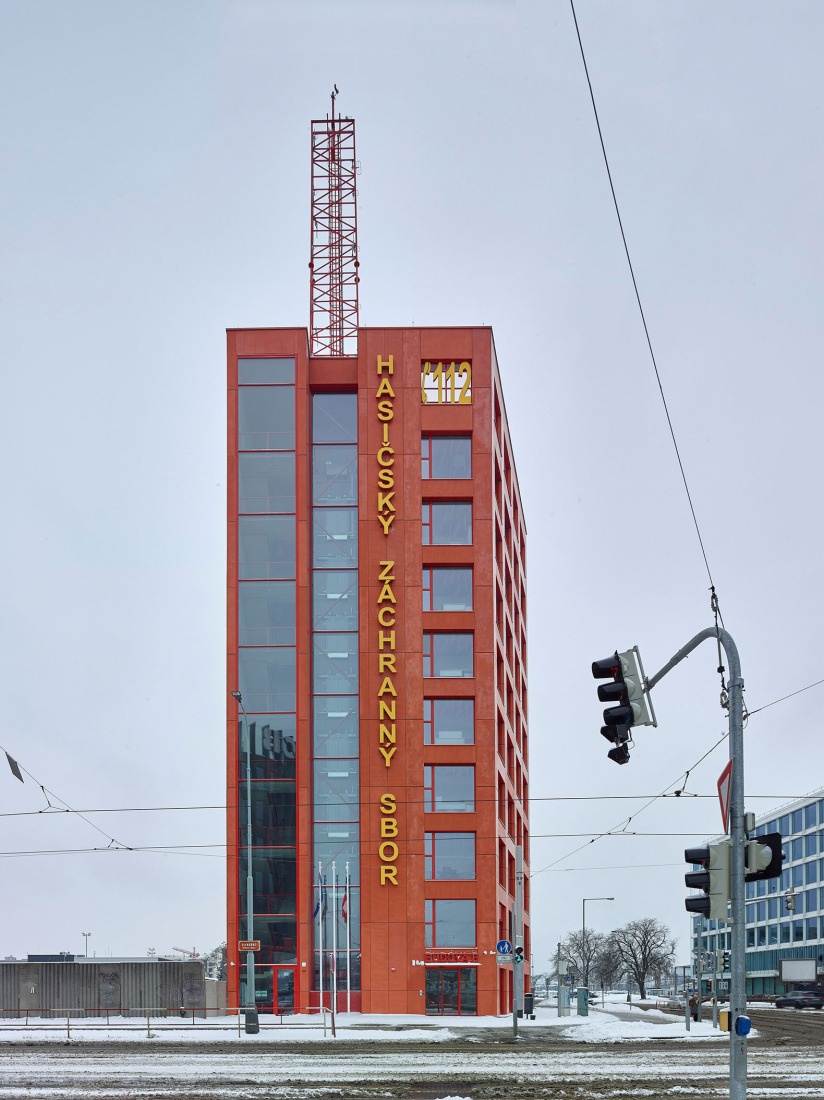 Prague Fire and Rescue Service, by Architektura. Photograph by Filip Šlapal. 