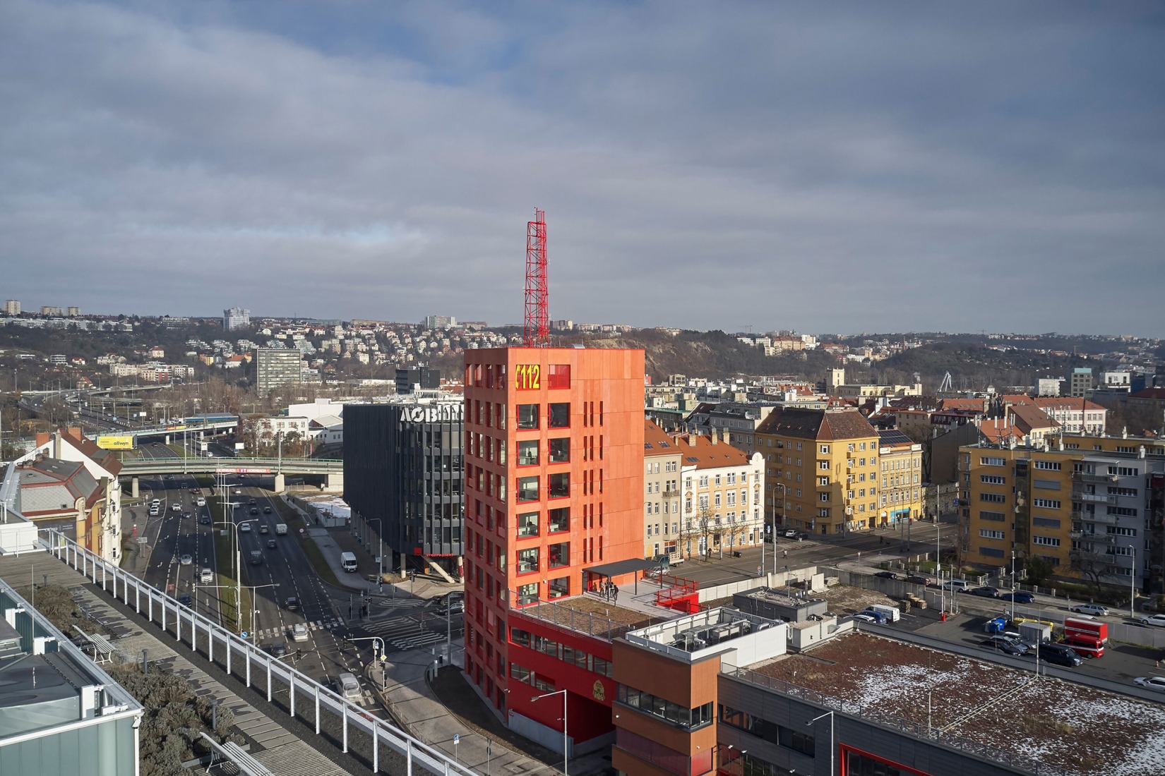 Prague Fire and Rescue Service, by Architektura. Photograph by Filip Šlapal. 