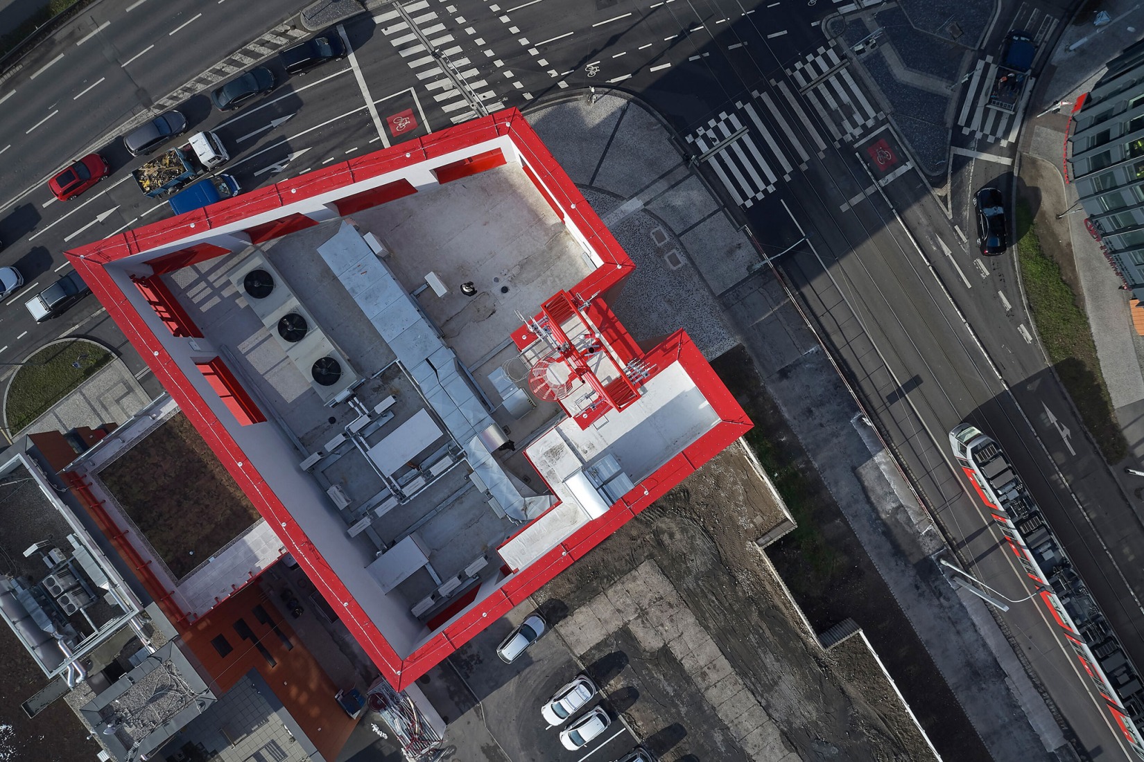 Prague Fire and Rescue Service, by Architektura. Photograph by Filip Šlapal. 