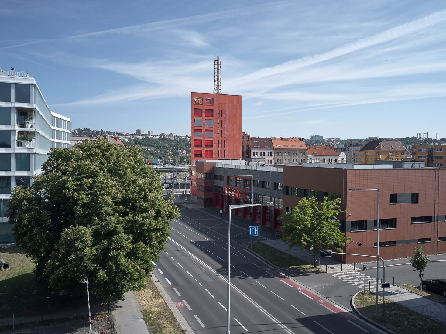 Prague Fire and Rescue Service, by Architektura. Photograph by Filip Šlapal. 