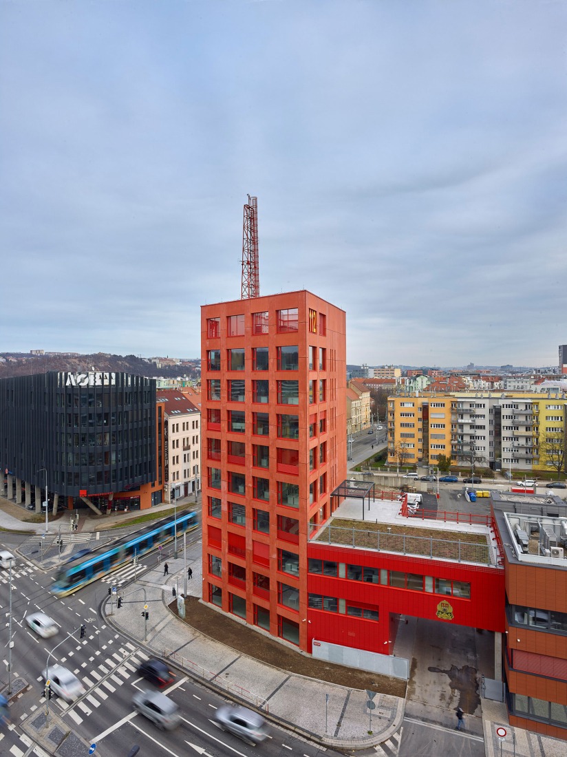 Prague Fire and Rescue Service, by Architektura. Photograph by Filip Šlapal. 