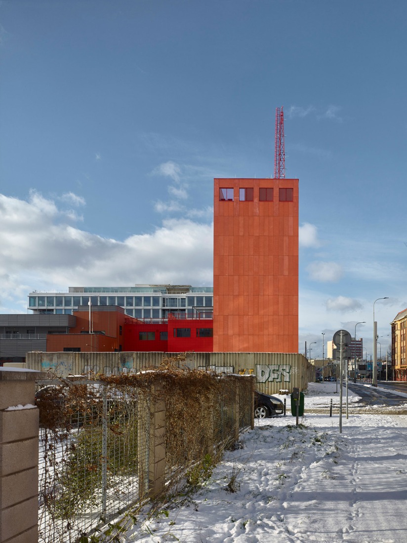Prague Fire and Rescue Service, by Architektura. Photograph by Filip Šlapal. 