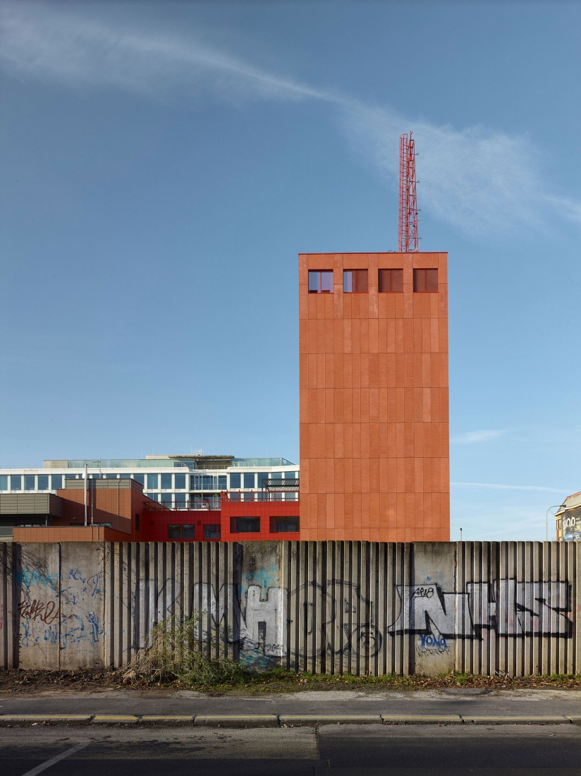 Prague Fire and Rescue Service, by Architektura. Photograph by Filip Šlapal. 