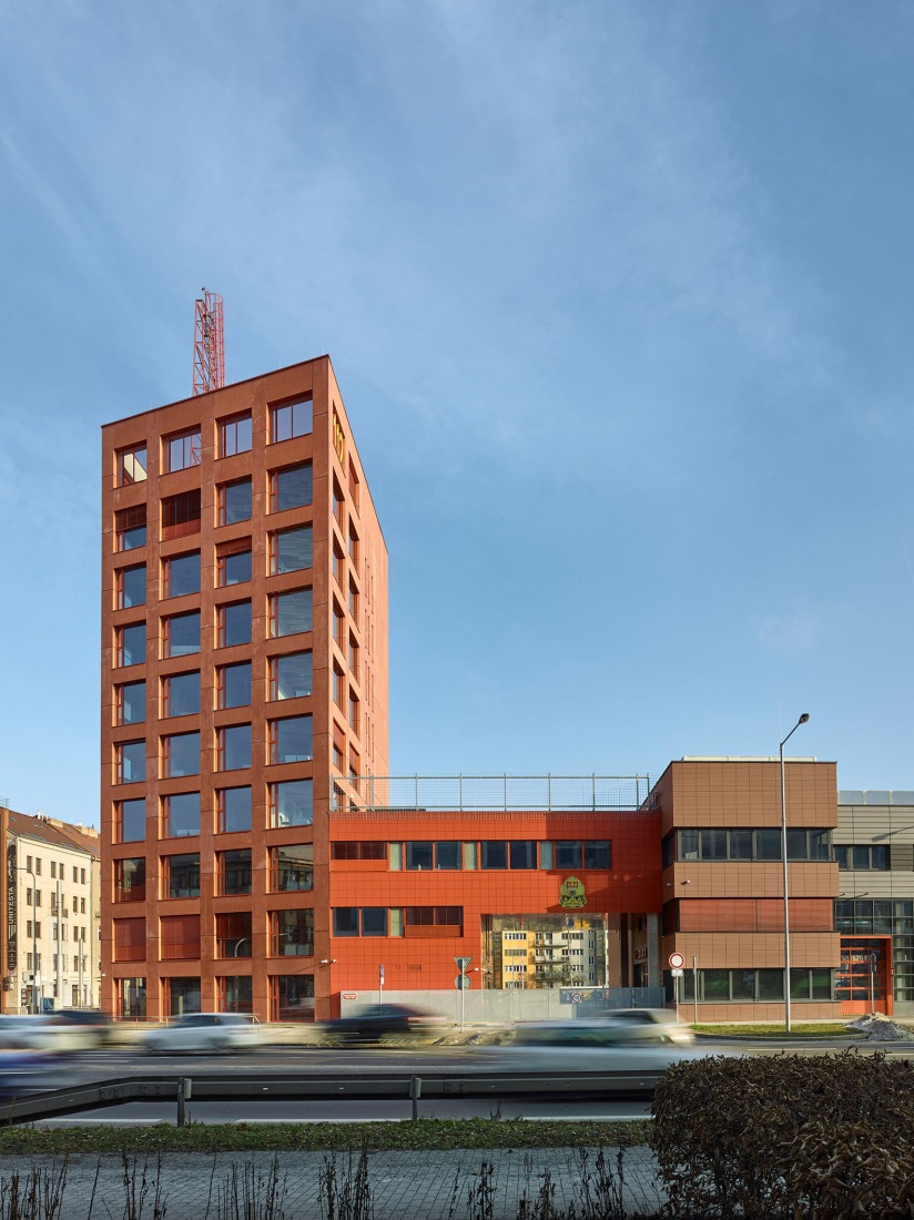 Prague Fire and Rescue Service, by Architektura. Photograph by Filip Šlapal. 