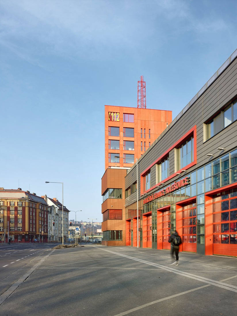 Prague Fire and Rescue Service, by Architektura. Photograph by Filip Šlapal. 