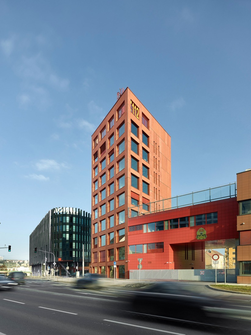 Prague Fire and Rescue Service, by Architektura. Photograph by Filip Šlapal. 