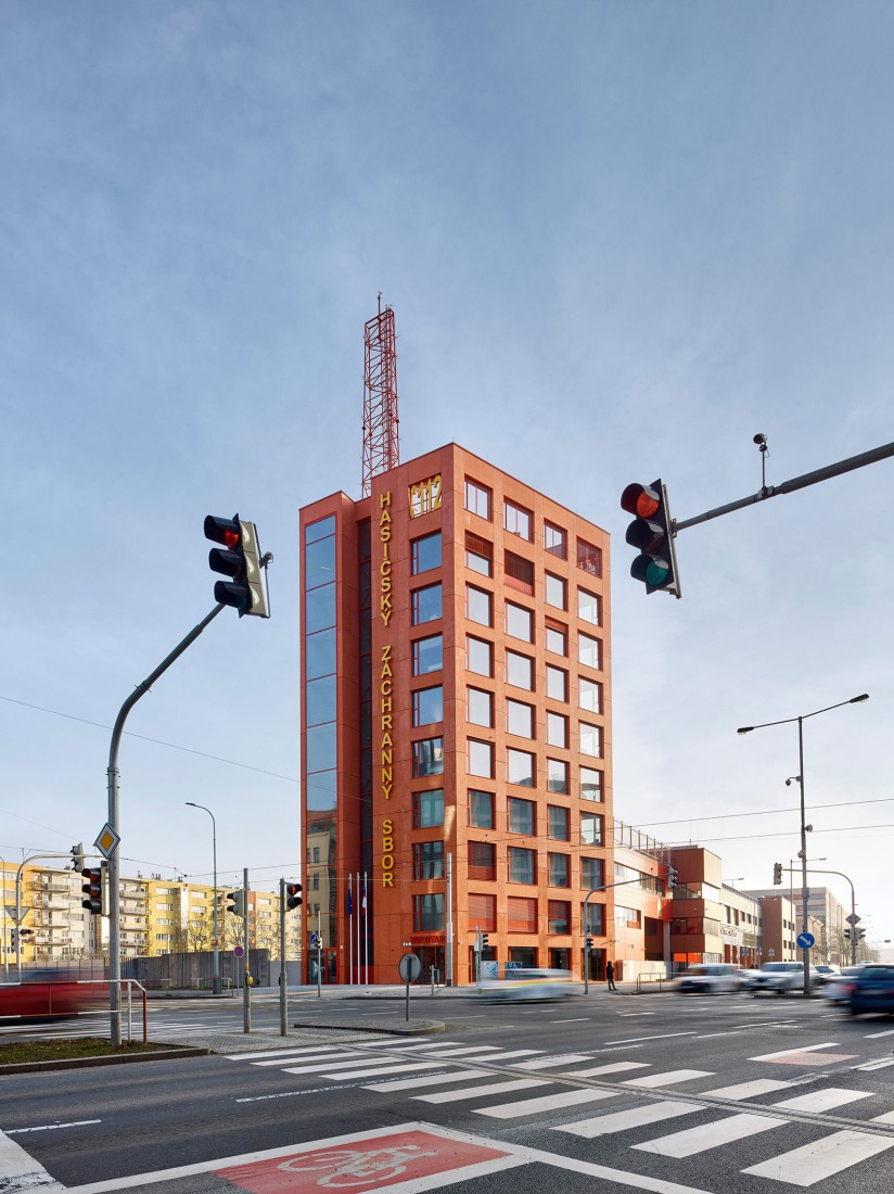 Prague Fire and Rescue Service, by Architektura. Photograph by Filip Šlapal. 