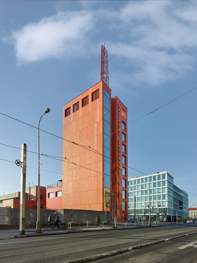 Prague Fire and Rescue Service, by Architektura. Photograph by Filip Šlapal. 