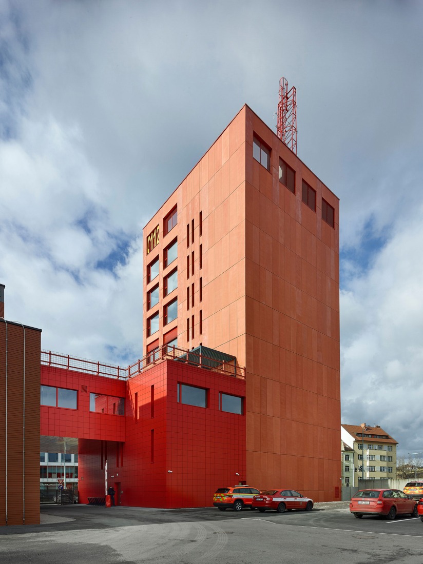 Prague Fire and Rescue Service, by Architektura. Photograph by Filip Šlapal. 