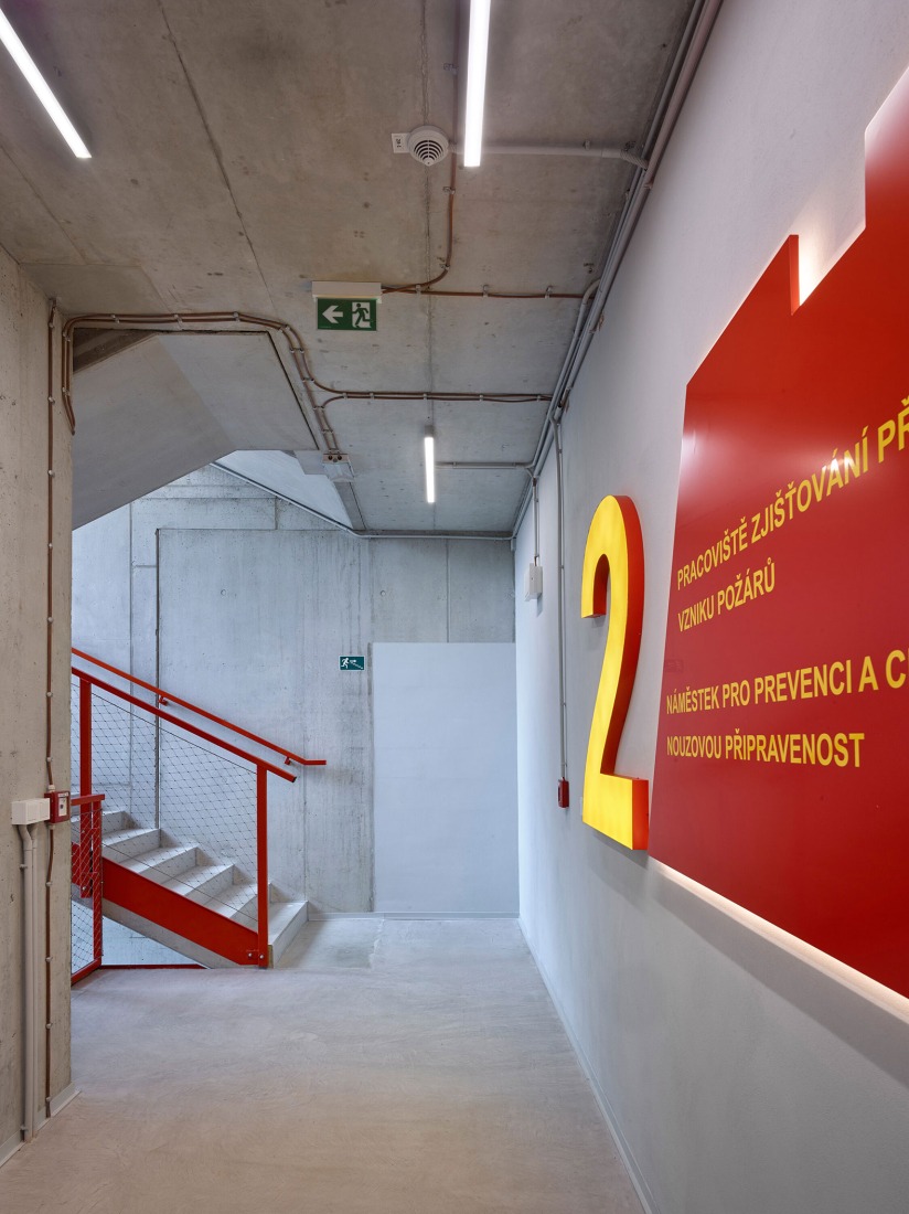 Prague Fire and Rescue Service, by Architektura. Photograph by Filip Šlapal. 
