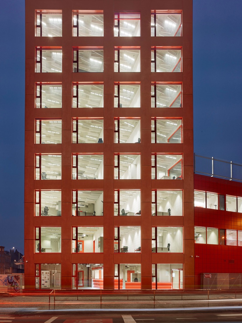 Prague Fire and Rescue Service, by Architektura. Photograph by Filip Šlapal. 