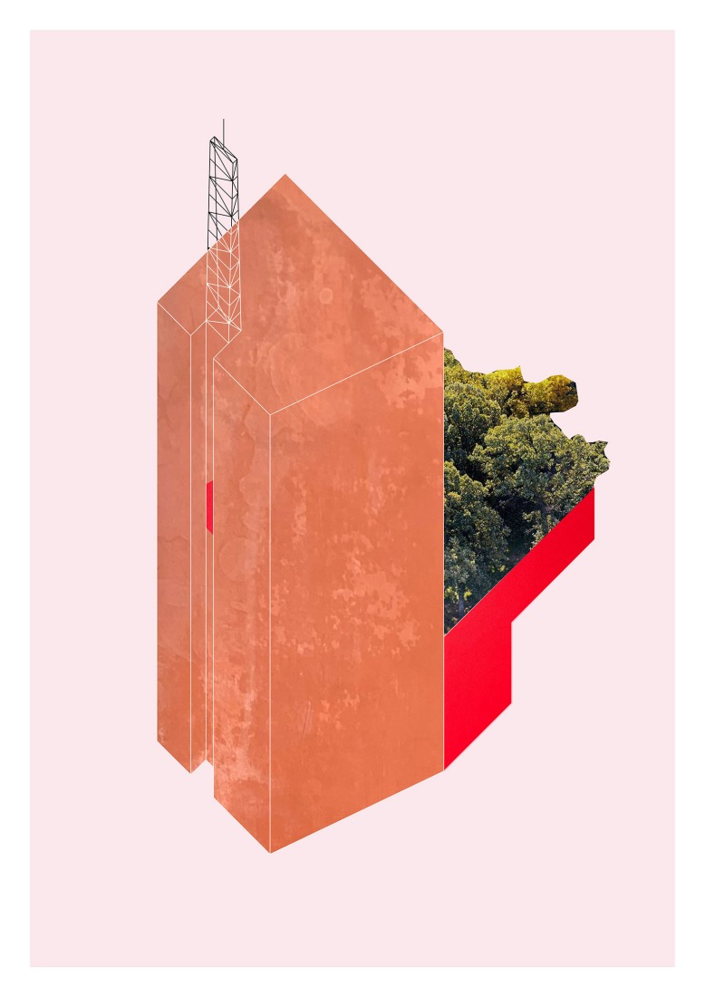 Axonometry. Prague Fire and Rescue Service, by Architektura.