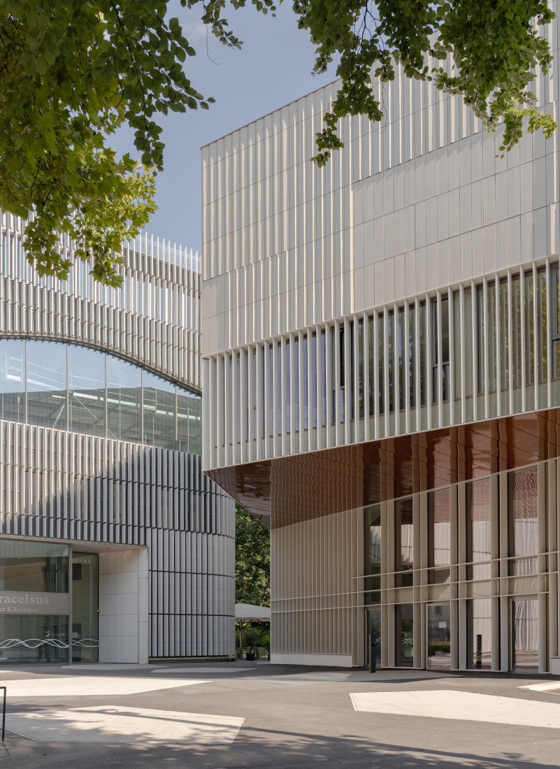 Mozarteum University at the Kurgarten (UMAK) by Berger+Parkkinen. Photograph by Ana Barros.