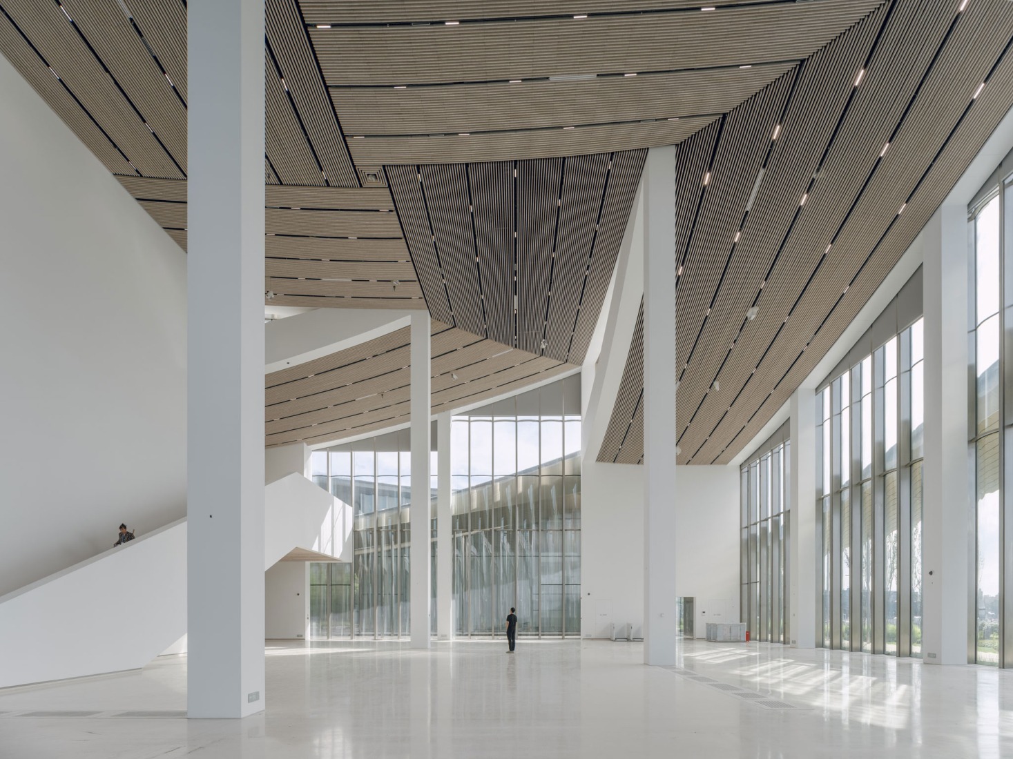 Suzhou Museum of Contemporary Art by BIG. Photograph by Ye Jianyuan.