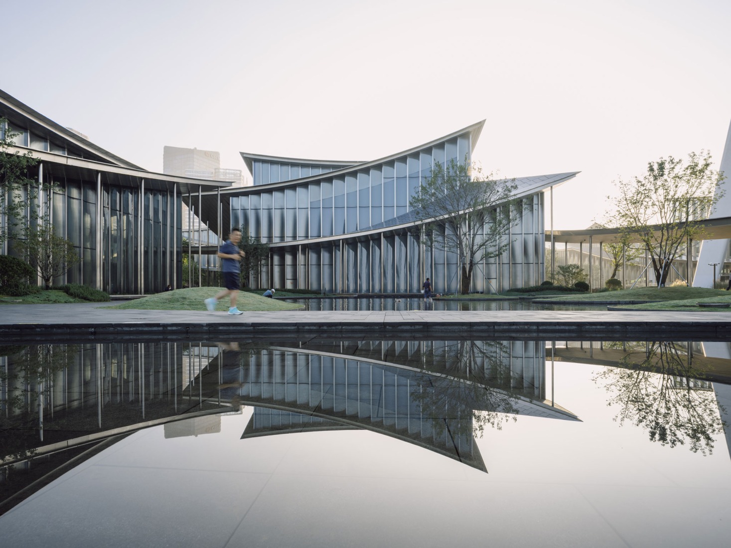 Suzhou Museum of Contemporary Art by BIG. Photograph by Ye Jianyuan.