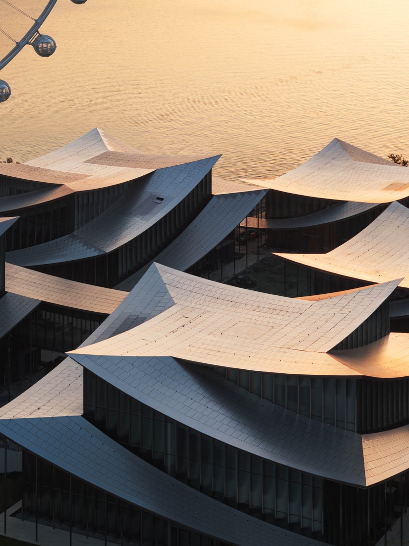 Suzhou Museum of Contemporary Art by BIG. Photograph by Ye Jianyuan.