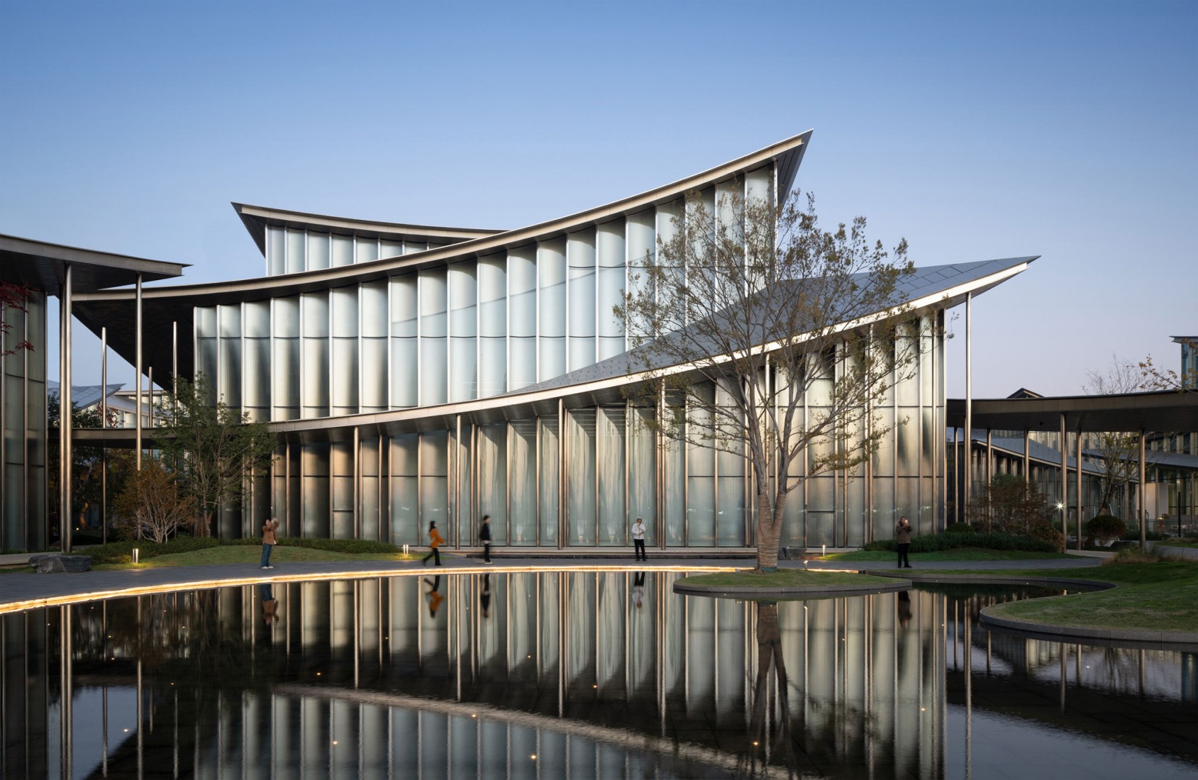 Suzhou Museum of Contemporary Art by BIG. Photograph by Justin-Szeremeta. 