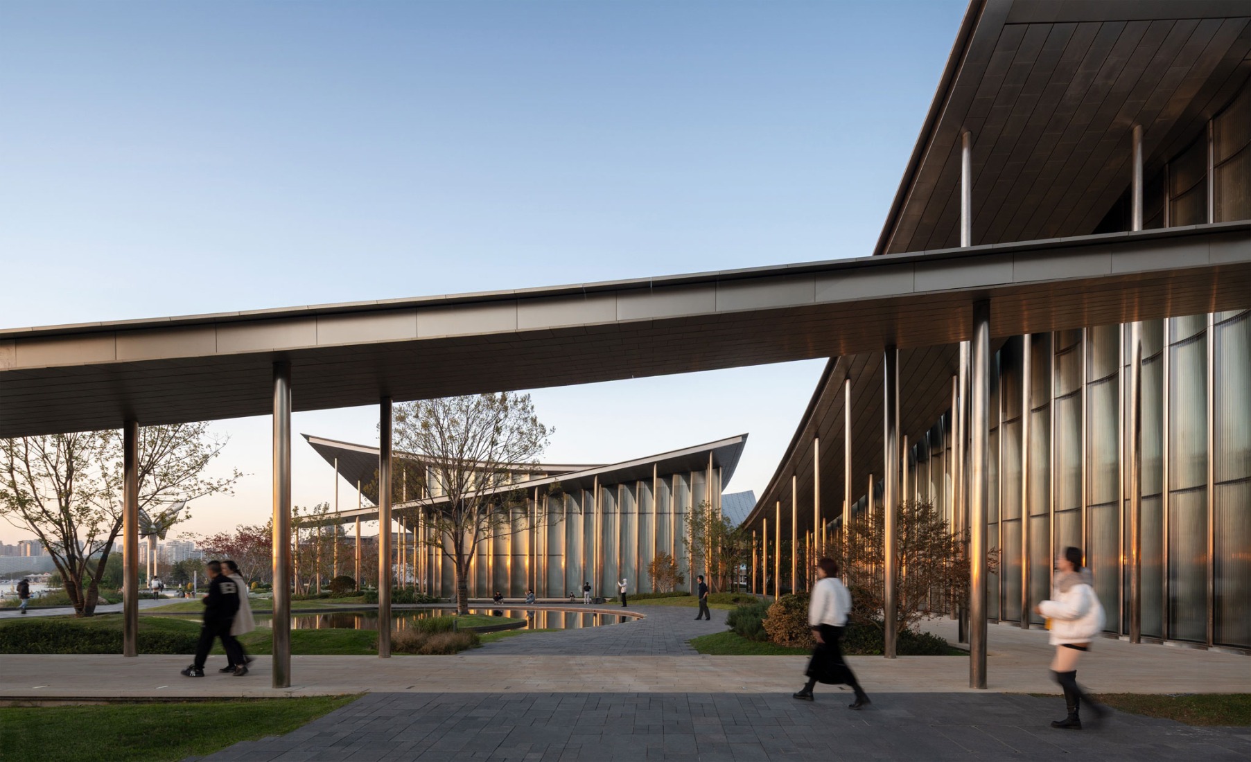Suzhou Museum of Contemporary Art by BIG. Photograph by Justin-Szeremeta. 