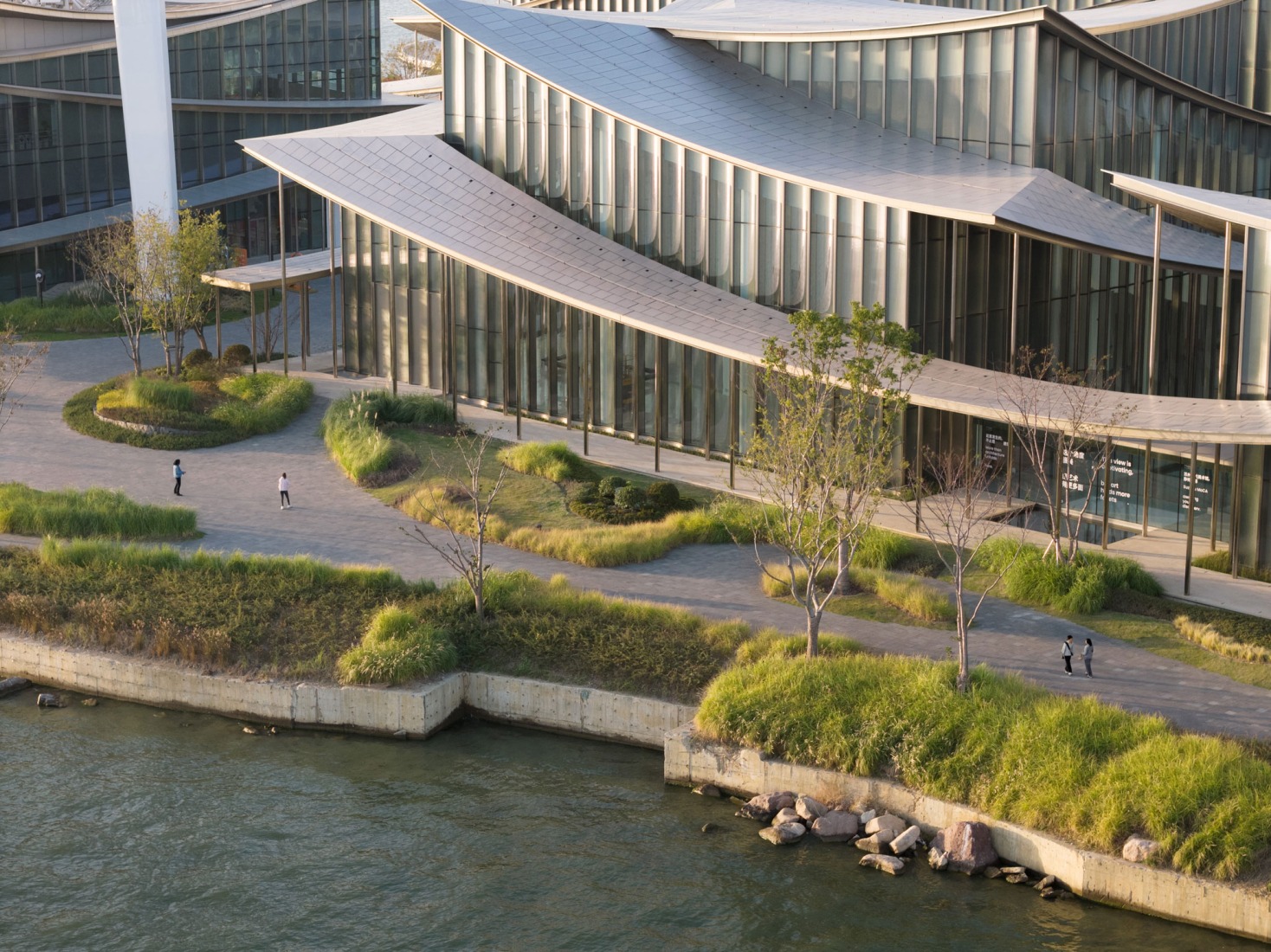 Suzhou Museum of Contemporary Art by BIG. Photograph by Justin-Szeremeta. 