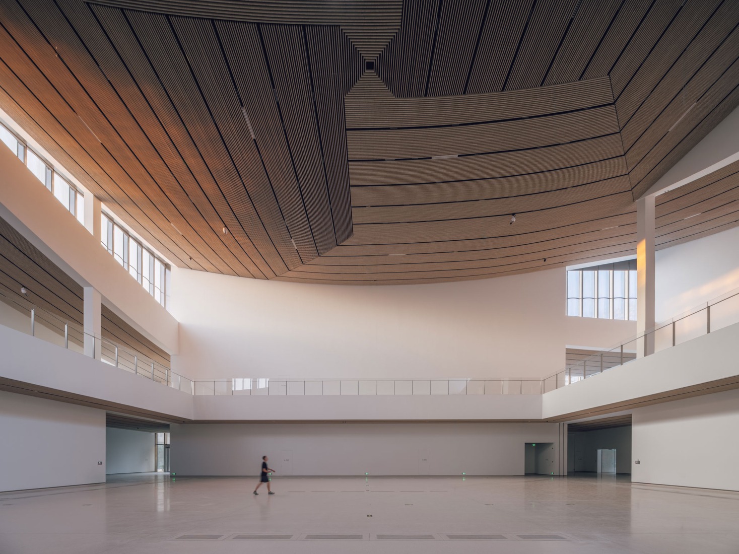 Suzhou Museum of Contemporary Art by BIG. Photograph by Ye Jianyuan.
