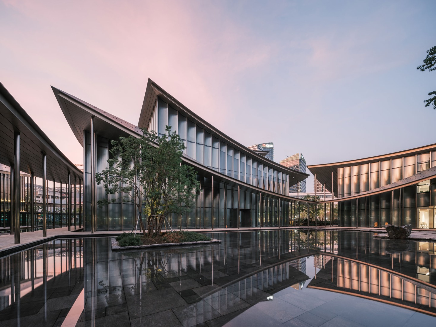 Suzhou Museum of Contemporary Art by BIG. Photograph by Ye Jianyuan.