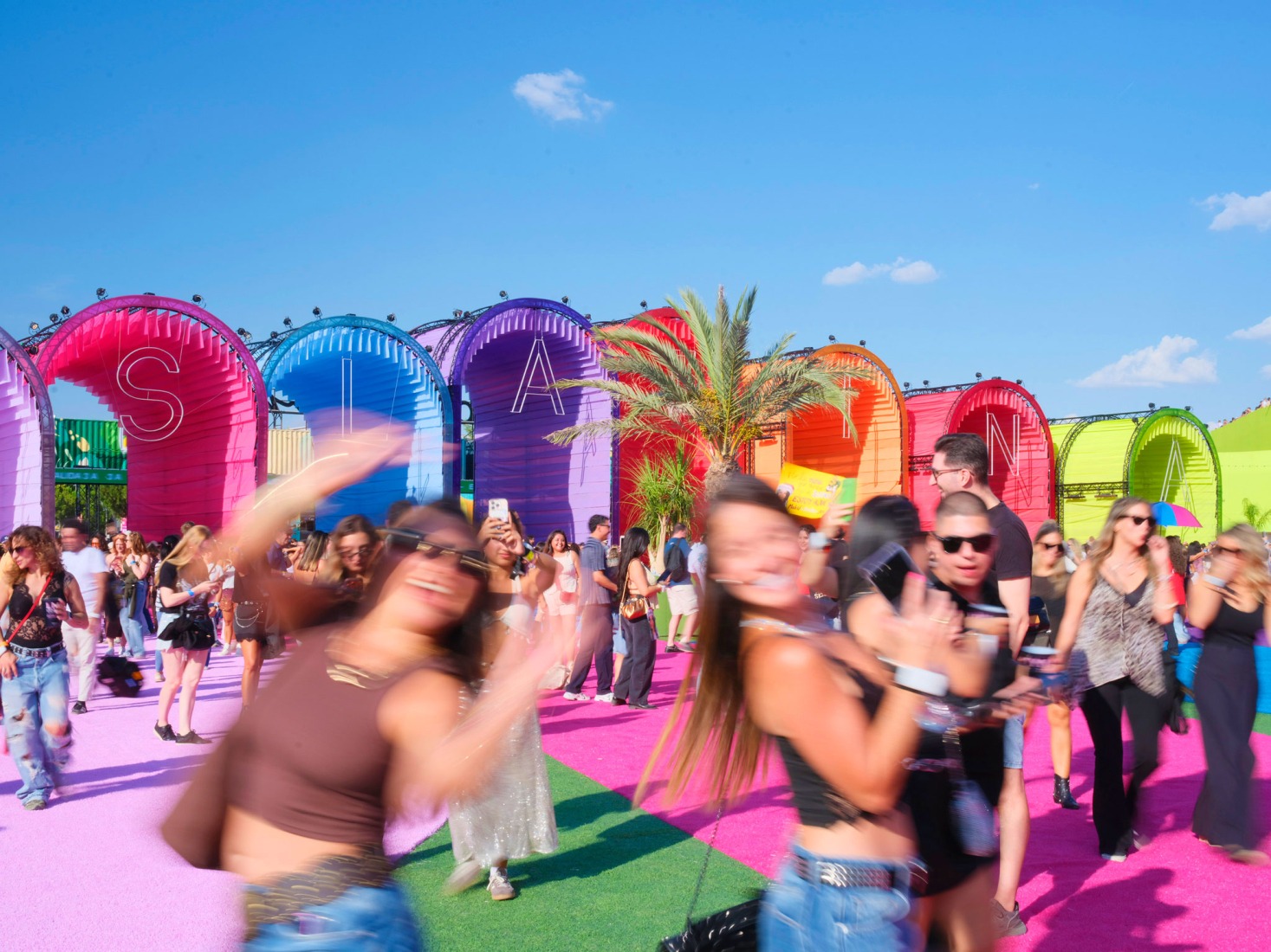 Macondo Park for Shakira’s Madrid Residency by BIG. Photograph by Adrià Goulà.