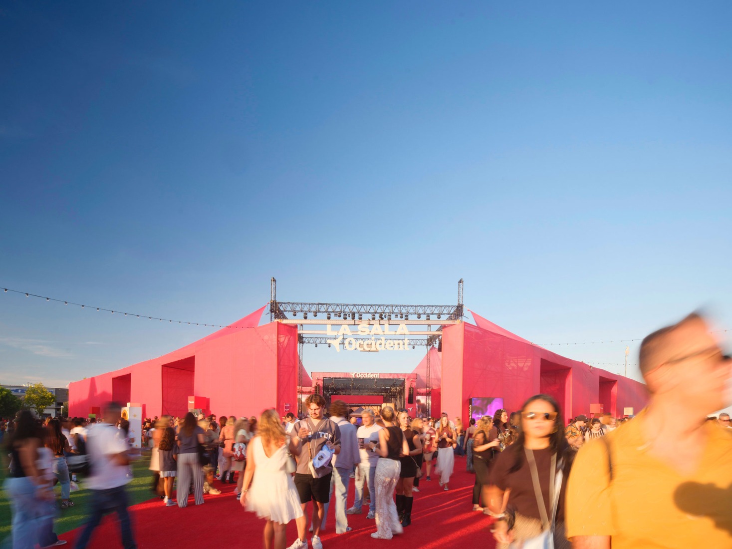Macondo Park for Shakira’s Madrid Residency by BIG. Photograph by Adrià Goulà.