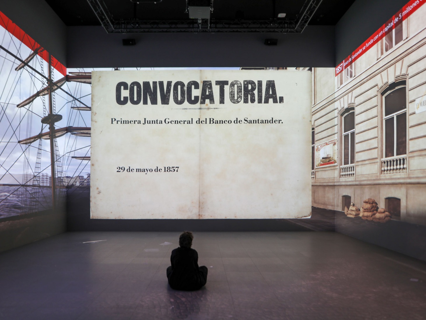 View of the interior. "Faro Santander" by David Chipperfield. Photograph by Belén de Benito.