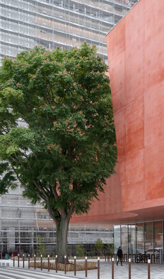 Dance, Music and Theatre Conservatoire by Dominique Coulon & associés. Photograph by Eugeni Pons.
