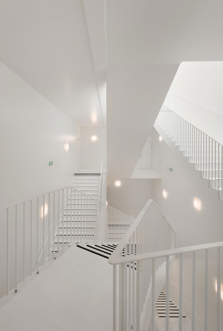 Dance, Music and Theatre Conservatoire by Dominique Coulon & associés. Photograph by Eugeni Pons.