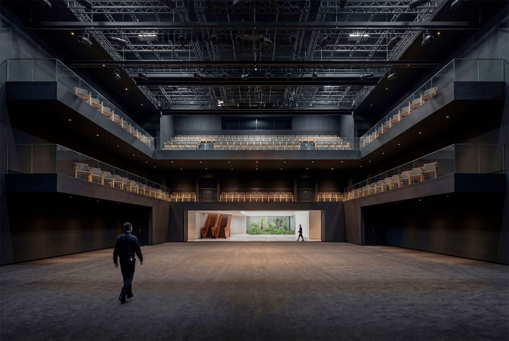 Theater. New Itaú Cultural headquarters by Estúdio Módulo.