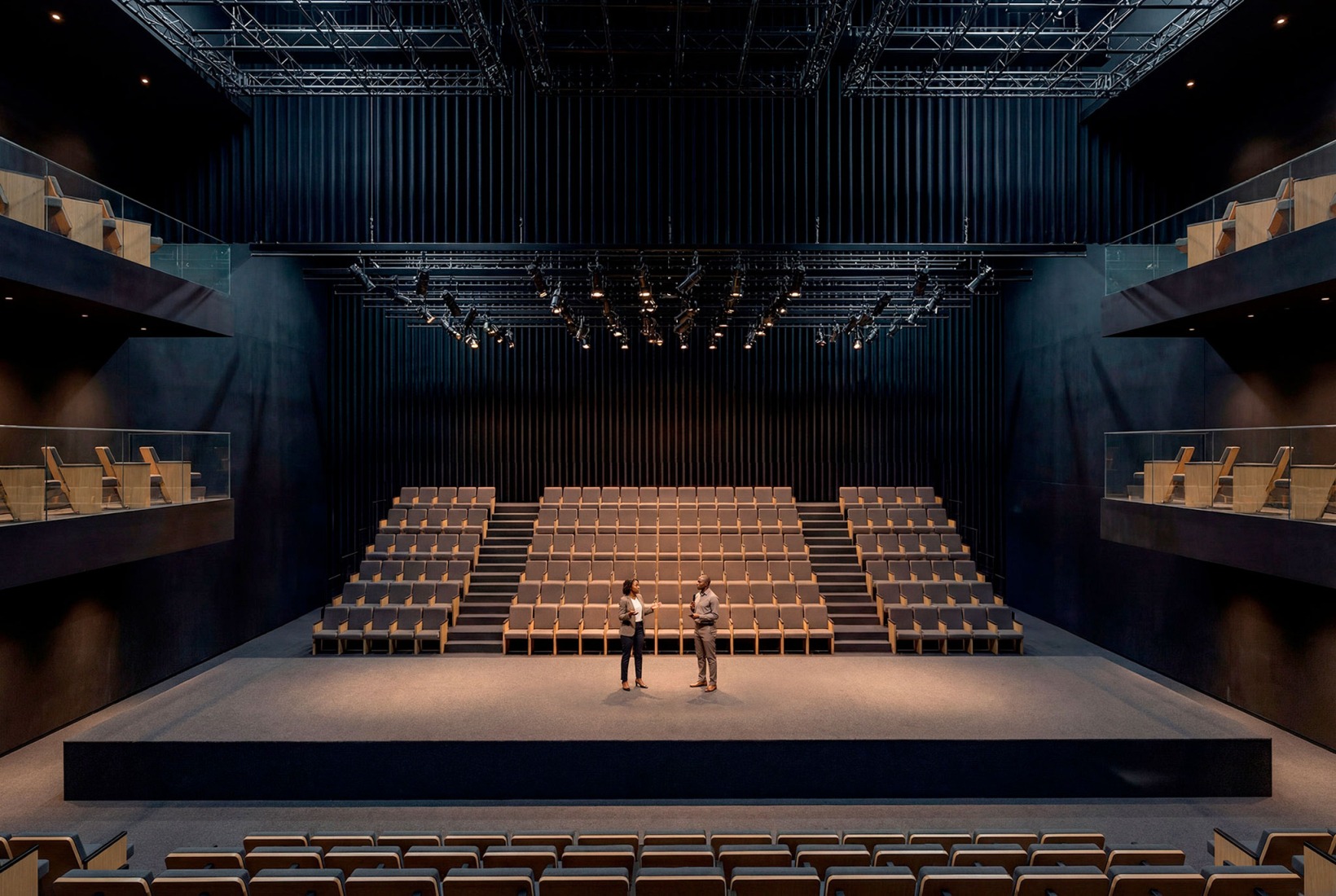 Theater. New Itaú Cultural headquarters by Estúdio Módulo.