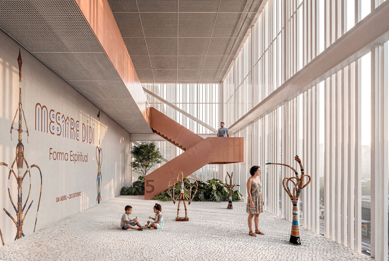 Terrace. New Itaú Cultural headquarters by Estúdio Módulo.