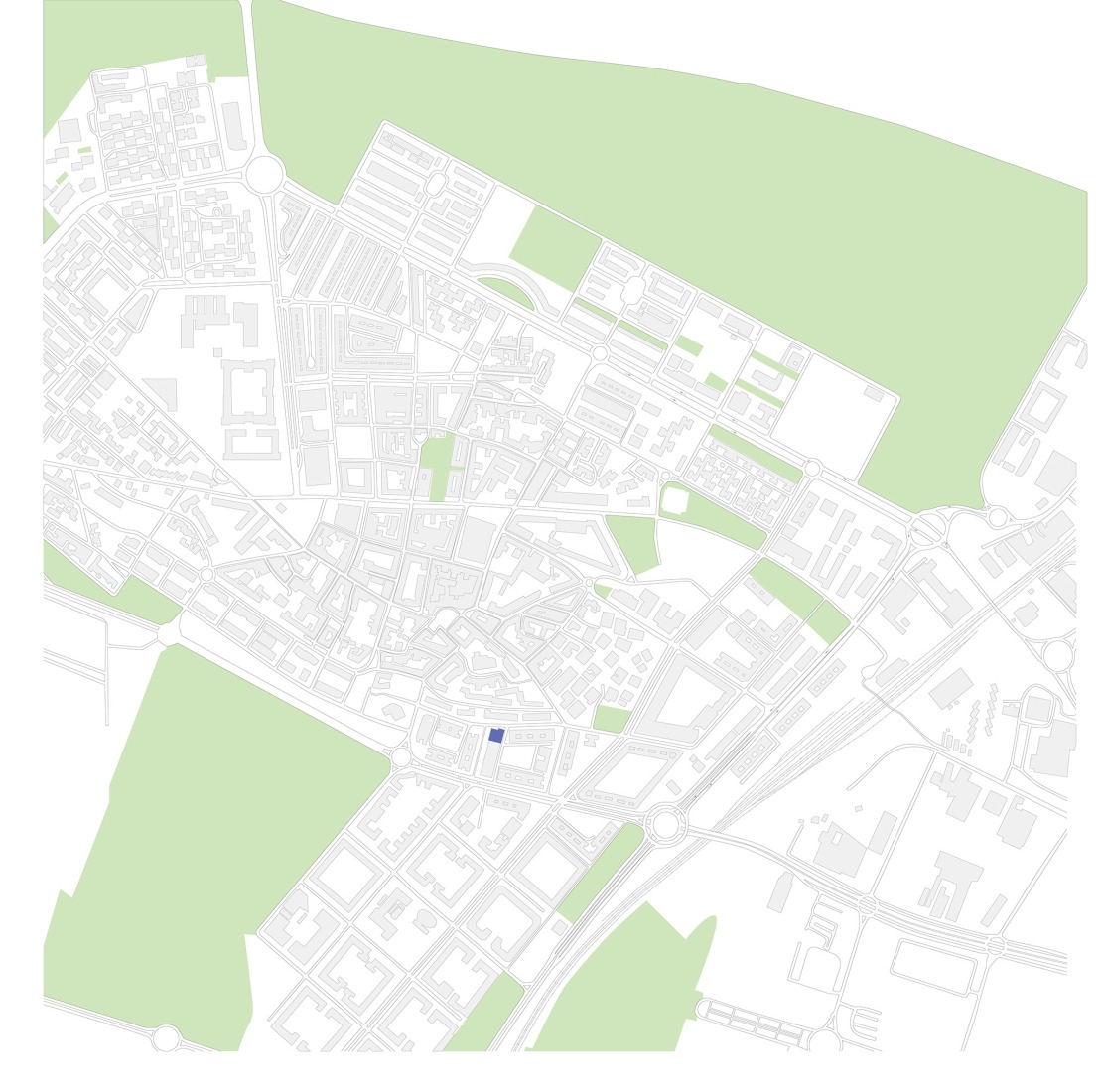 Site plan. Casa POP by gon architects.